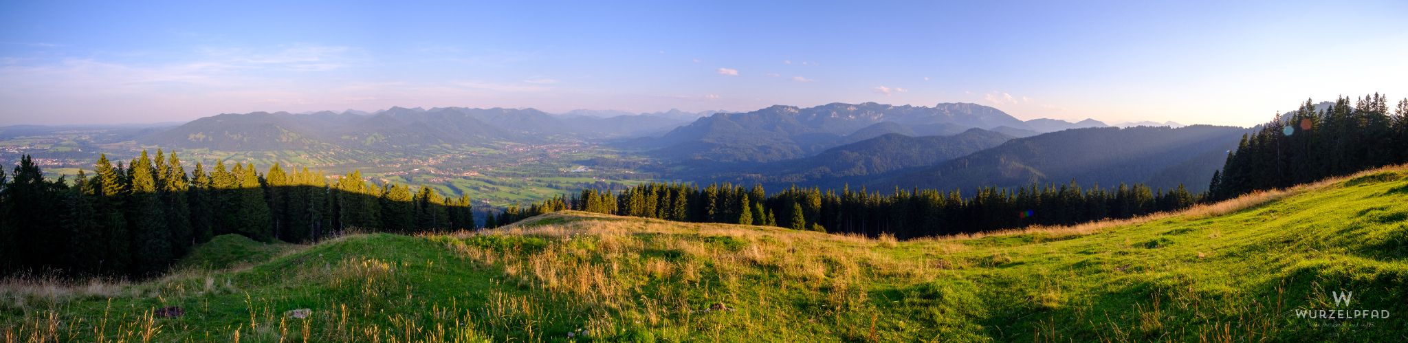 Blick über den Isarwinkel